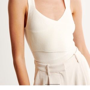 Abercrombie wrap sweater bodysuit - size medium